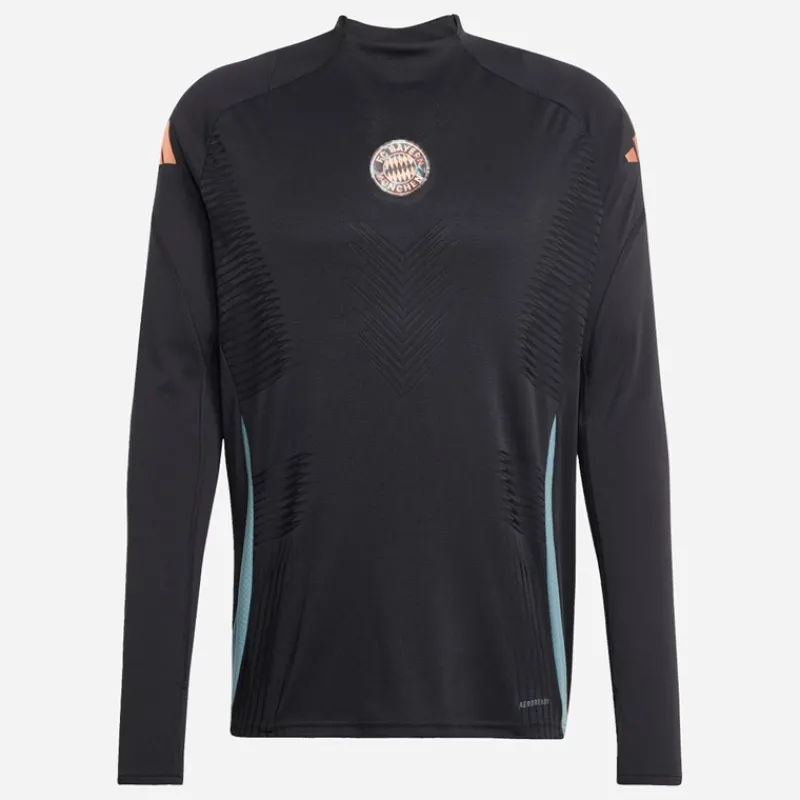 New adidas Herre FCB FC Bayern München Pro Træningstop Sort