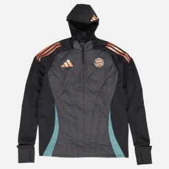 Outlet adidas Herre FCB Fc Bayern München Vinter Træningstop Sort