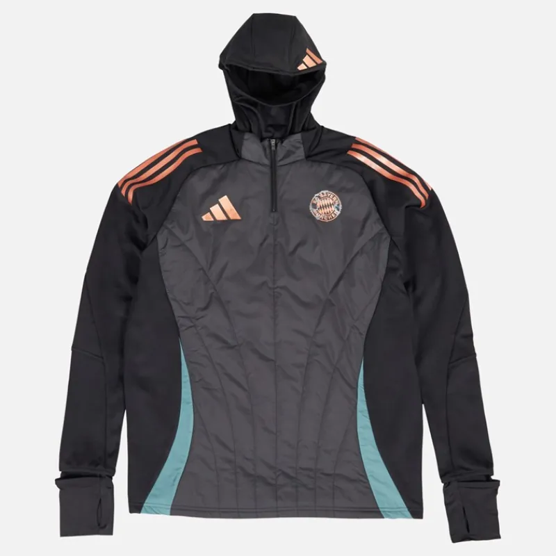 Outlet adidas Herre FCB Fc Bayern München Vinter Træningstop Sort