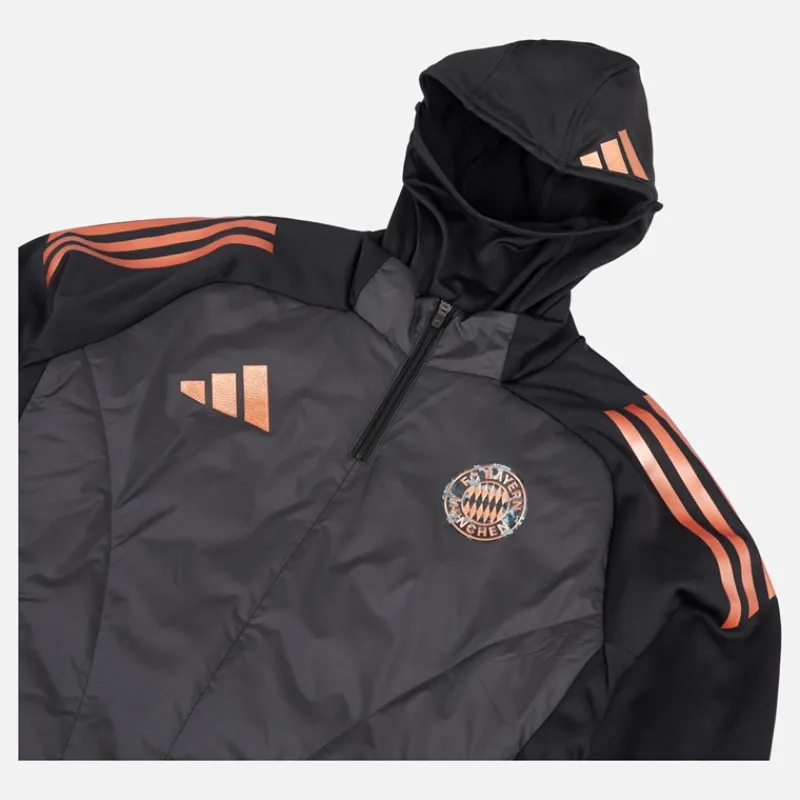 Outlet adidas Herre FCB Fc Bayern München Vinter Træningstop Sort