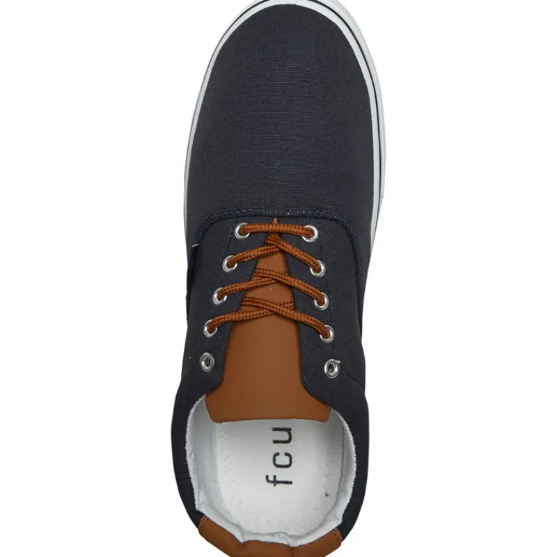New French Connection Herre FCUK Dæk Canvas Pumps Blå Marineblå