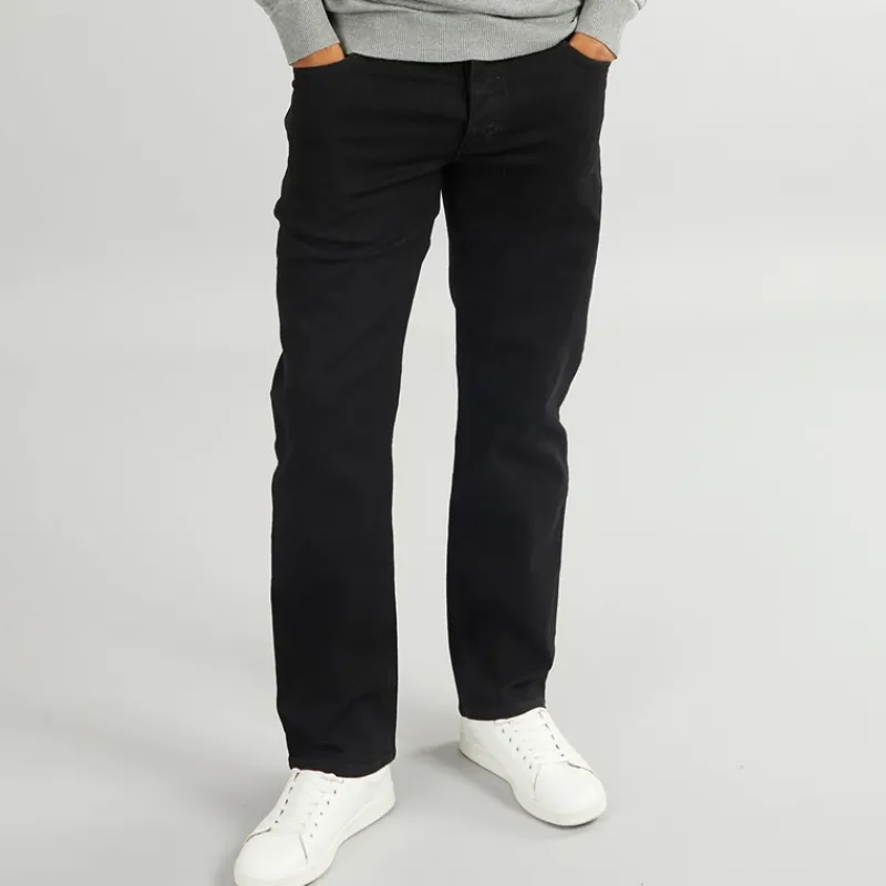 Best French Connection Herre FCUK Jeans med Regular Fit Blk1 - Sort