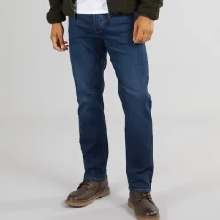 French Connection Herre FCUK Jeans Regular Fit Ind50 Midwash Blå