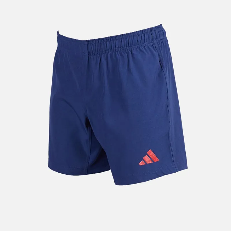 Best adidas Herre FFC Frankrig Rugby Ude Bukser Dark Blue