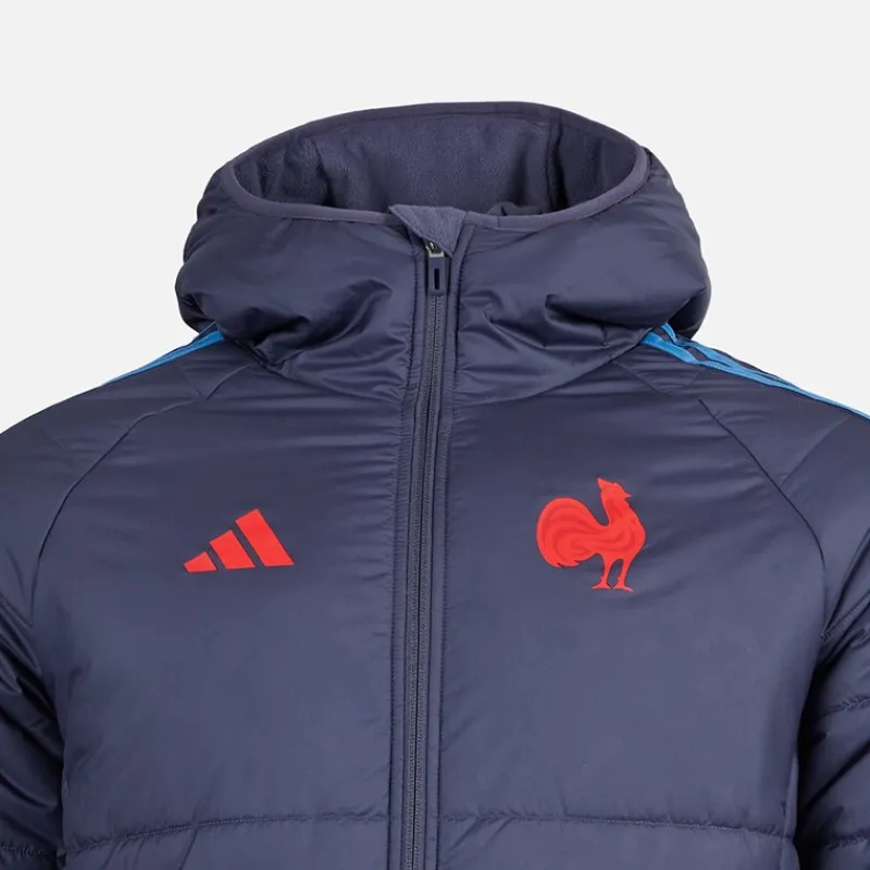 adidas Herre FFR Frankrig Rugby Vinterjakke Shadow Navy