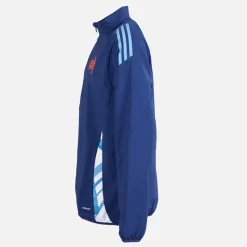 Online adidas Herre FFR Frankrig Rugby Præsentationsjakke Dark Blue