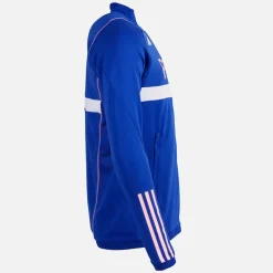 adidas Herre FFR Team Frankrig Track Jakke Semi Lucid Blue