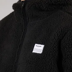 New Resteröds Herre Fleece Hættejakke Sort