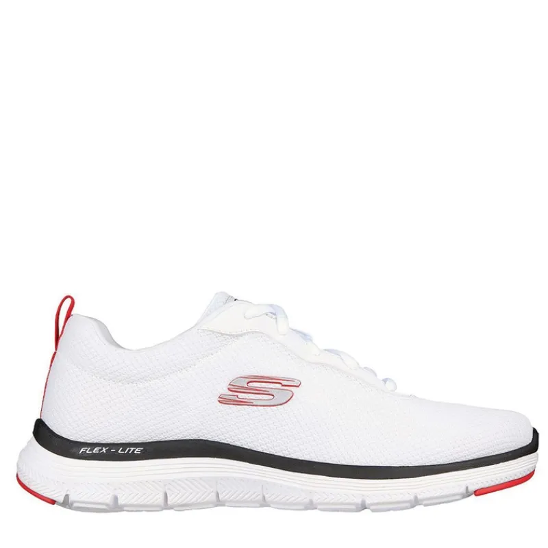 Sale SKECHERS SPORT Herre Flex Advantage 4. 0 Providence Sneakers Hvid/Sort/Rød
