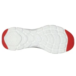 Sale SKECHERS SPORT Herre Flex Advantage 4. 0 Providence Sneakers Hvid/​Sort/​Rød