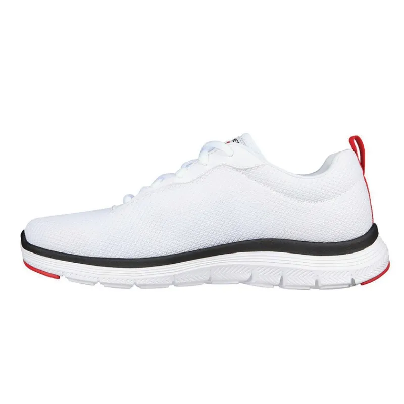 Sale SKECHERS SPORT Herre Flex Advantage 4. 0 Providence Sneakers Hvid/Sort/Rød