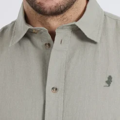 Clearance MCS Herre Fort Worth Skjorter med korte ærmer kakigrøn Lys Khaki