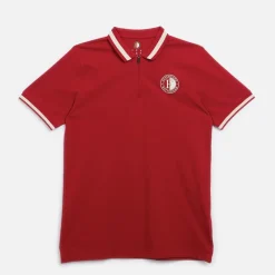 Clearance Castore Herre FR Feyenoord Classic Polo Savvy Rød
