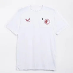 Outlet Castore Herre FR Feyenoord Lifestyle T-shirt Brilliant White