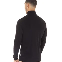 Sale French Connection Herre French Connection  Cash 1/​4 Zip Trøjer Sort