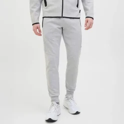 Discount JACK & JONES Herre Fusion Joggers Light Grey Melange
