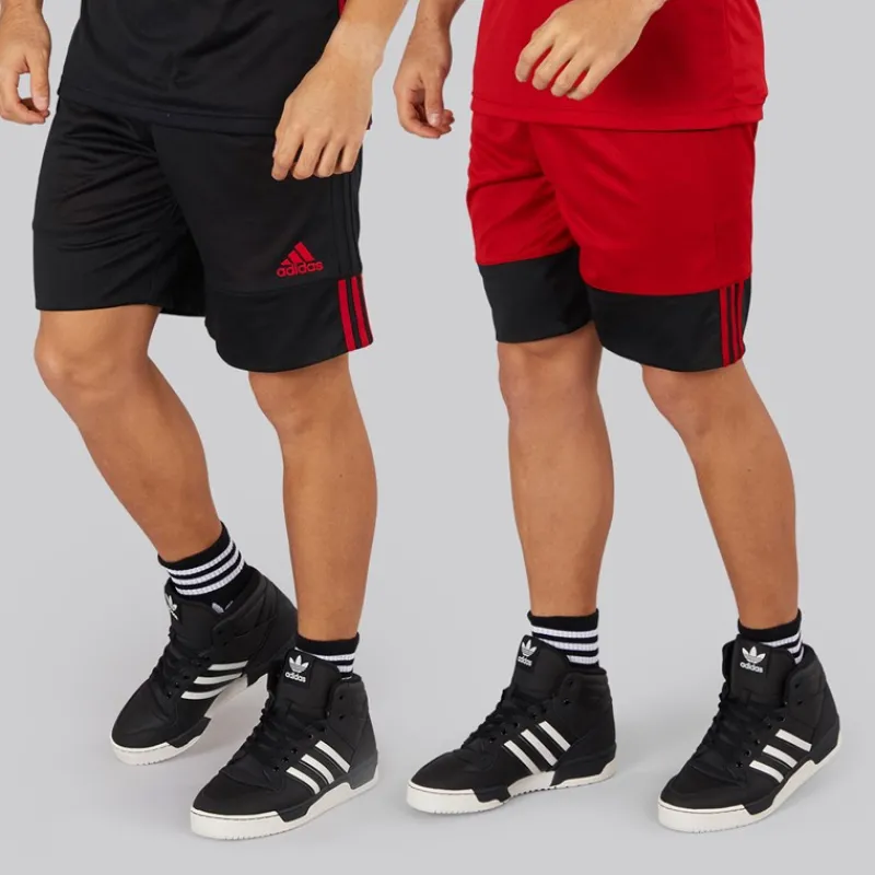 adidas Herre 3G Speed Reversible Basketball Shorts /Power Red Sort