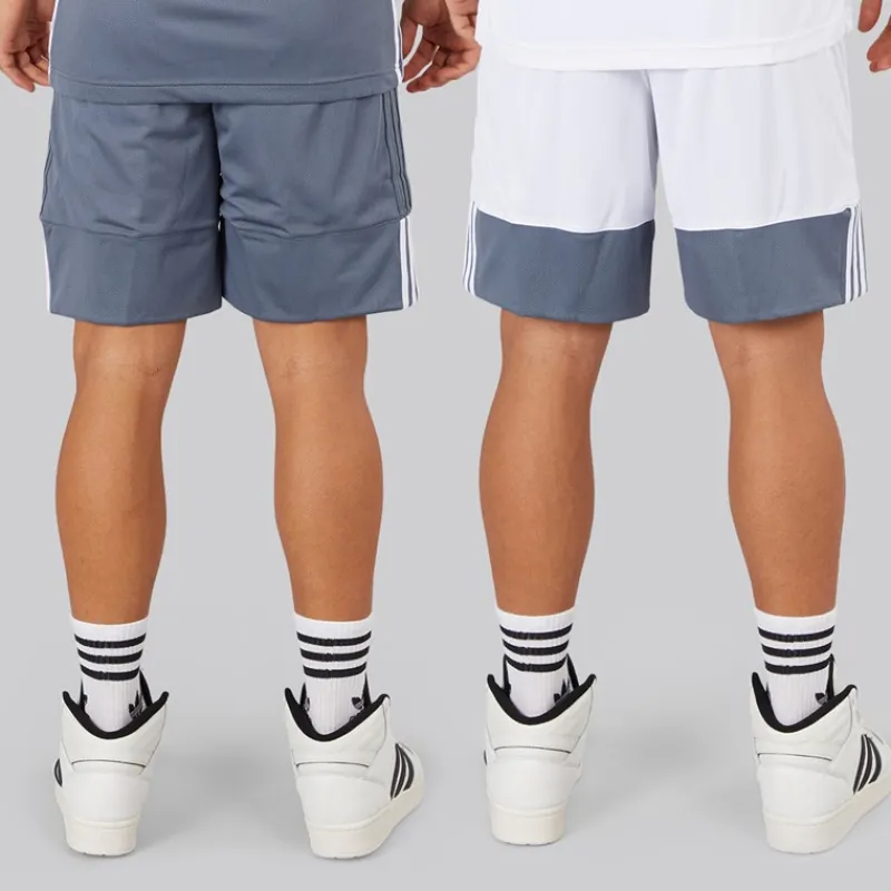 Clearance adidas Herre 3G Speed Reversible Basketball Shorts Onix/Hvid Grå