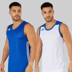 New adidas Herre 3G Speed Vendbar Basketball Trøje Collegiate Royal/​Hvid Blå