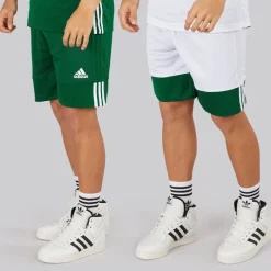 Discount adidas Herre 3G Speed Vendbare Basketball Shorts Dark Green/Hvid Grøn