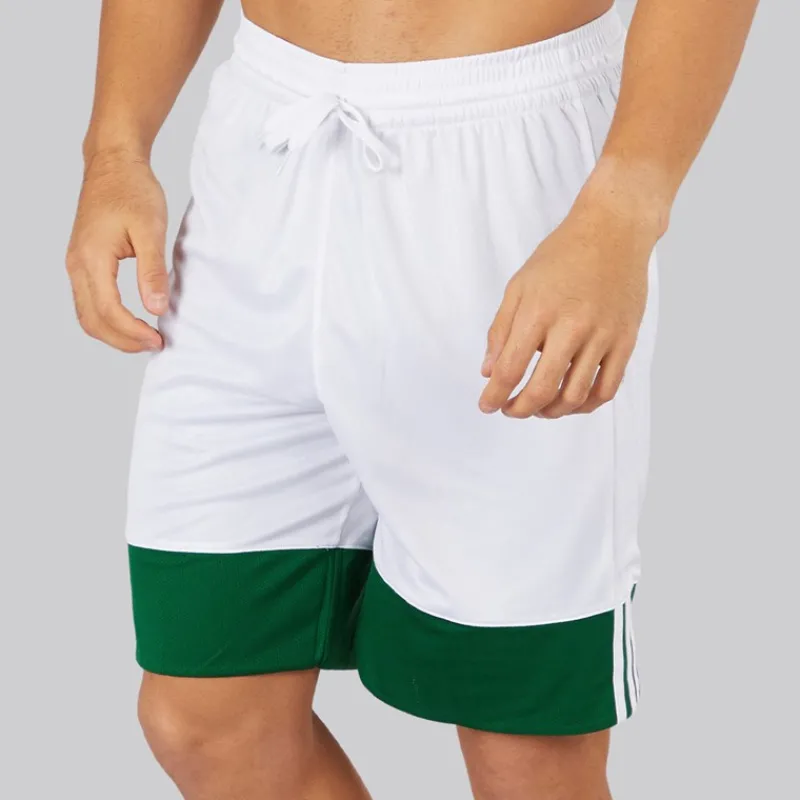Discount adidas Herre 3G Speed Vendbare Basketball Shorts Dark Green/Hvid Grøn