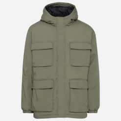 Solid Herre Gaben Utility Jakke Dusty Olive Olivengrøn