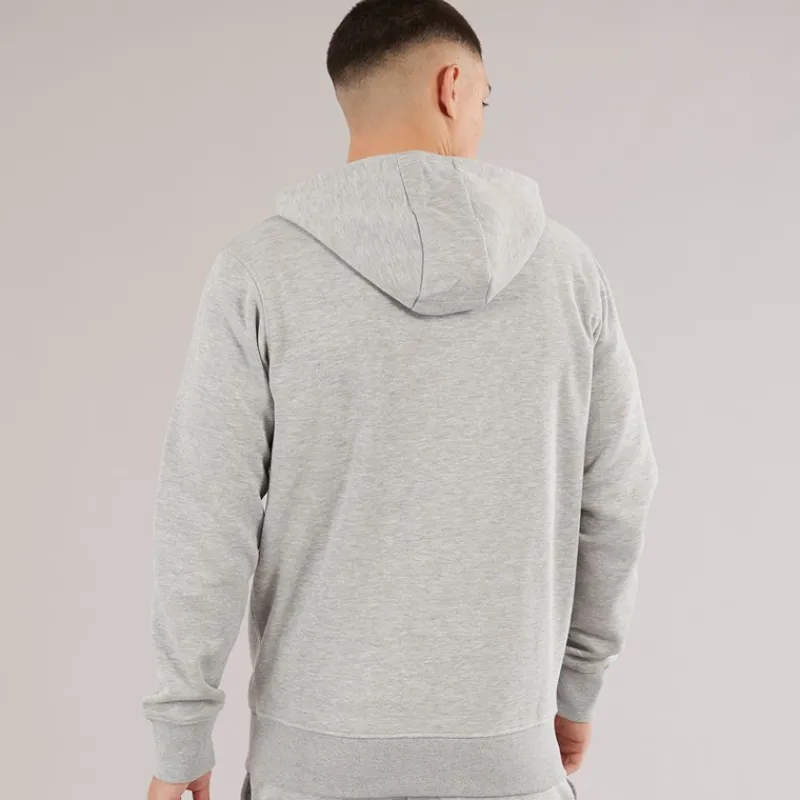 Sale Ellesse Herre Giffone Hættetrøje Light Grey Marl Lysegrå Mergel