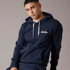 Clearance Ellesse Herre Giffone Hættetrøje Navy Marineblå