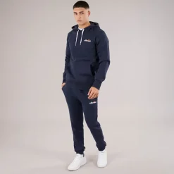 Clearance Ellesse Herre Giffone Hættetrøje Navy Marineblå