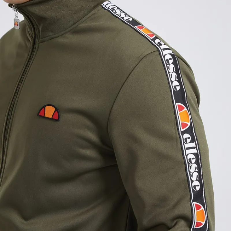 Online Ellesse Herre Giraldo Tapede Poly Tracksuit Khaki kakigrøn