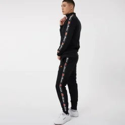 Sale Ellesse Herre Giraldo Tapet Poly Tracksuit Sort