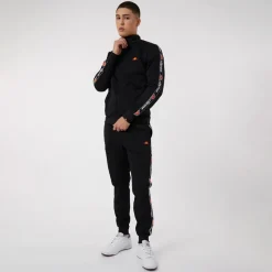 Sale Ellesse Herre Giraldo Tapet Poly Tracksuit Sort