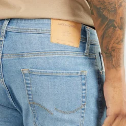 Hot JACK & JONES Herre Glenn 334 Slim Fit Jeans Blå Denim