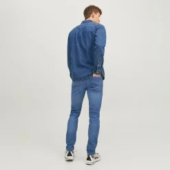 Sale JACK & JONES Herre Glenn Original SQ 223 Noos Jeans Blue Denim