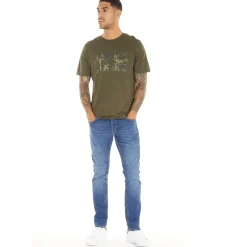Outlet JACK & JONES Herre Glenn SQ 327 Slim Fit Jeans Blå