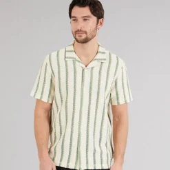 Hot Indicode Herre Glutamin T-shirt Smoke Pine