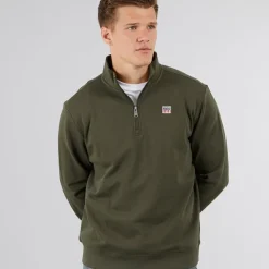 Outlet Vinson Herre Glyn Sweatshirt Skov Nat Grøn