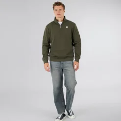 Outlet Vinson Herre Glyn Sweatshirt Skov Nat Grøn