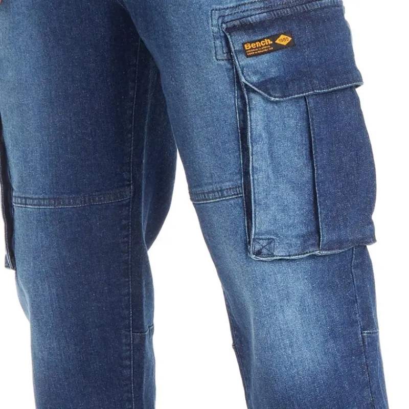 New Bench Herre Goffey Slim Fit Jeans Mørk Indigo Vask