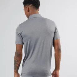 Sale Puma Herre Golf Icon Heather 2.0 Left Chest Kortærmet poloer Grå Grå