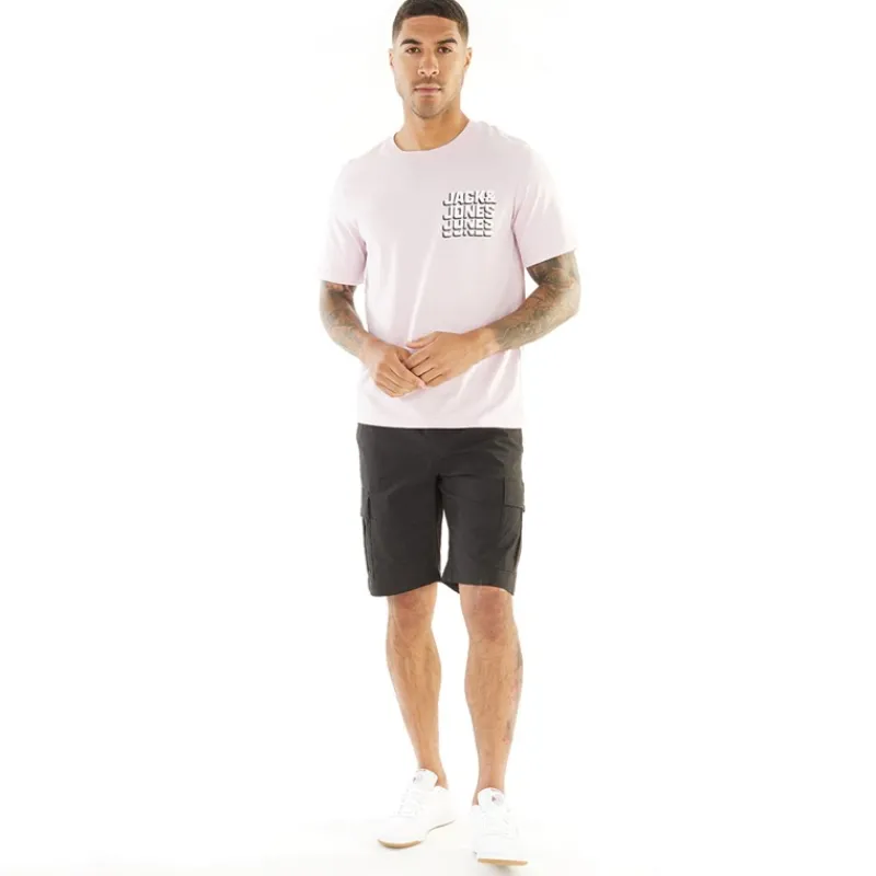 JACK & JONES Herre Gordan Warner Tech Cargo Shorts Sort