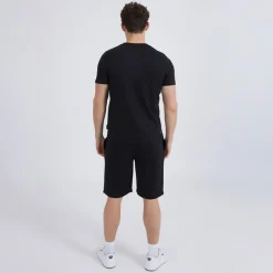 New Bench Herre Gowsen T-shirt og Shorts Sæt Sort