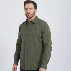 Best MCS Herre Grand Prairie Langærmet shirts kakigrøn kakigrøn