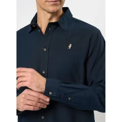 Online MCS Herre Grand Prairie Langærmet shirts Flade Marineblå