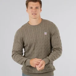 Online Vinson Herre Grant Jumper Melange Brun