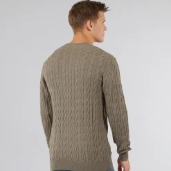 Online Vinson Herre Grant Jumper Melange Brun