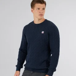 Sale Vinson Herre Grant Jumper Mørk Safir Marineblå