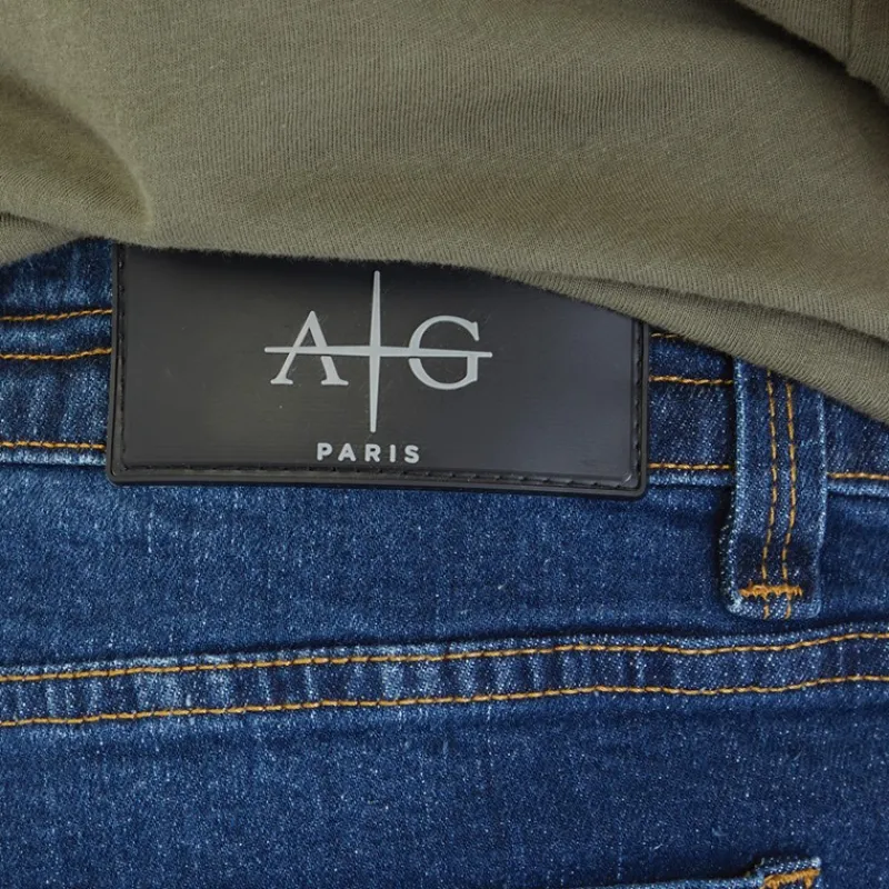 New Avant Garde Herre Harlow Jeans Med Lige Ben Blå Blå