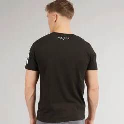 Online Henleys Herre Hentyme T-shirts Sort