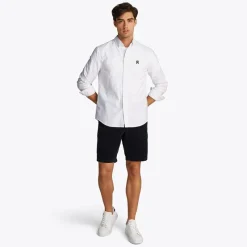 Discount Tommy Hilfiger Herre Heritage Oxford Langærmet Skjorte Optisk Hvid